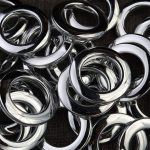 Glossy,nickel Plated,or,chrome Plated,eyelets,for,attaching,curtains,in,the